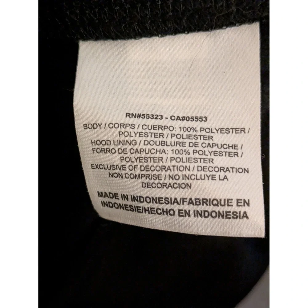 Nike Hoodie Men's XL Black Geometric Therma-Fit Full Zip  Sports Basketball